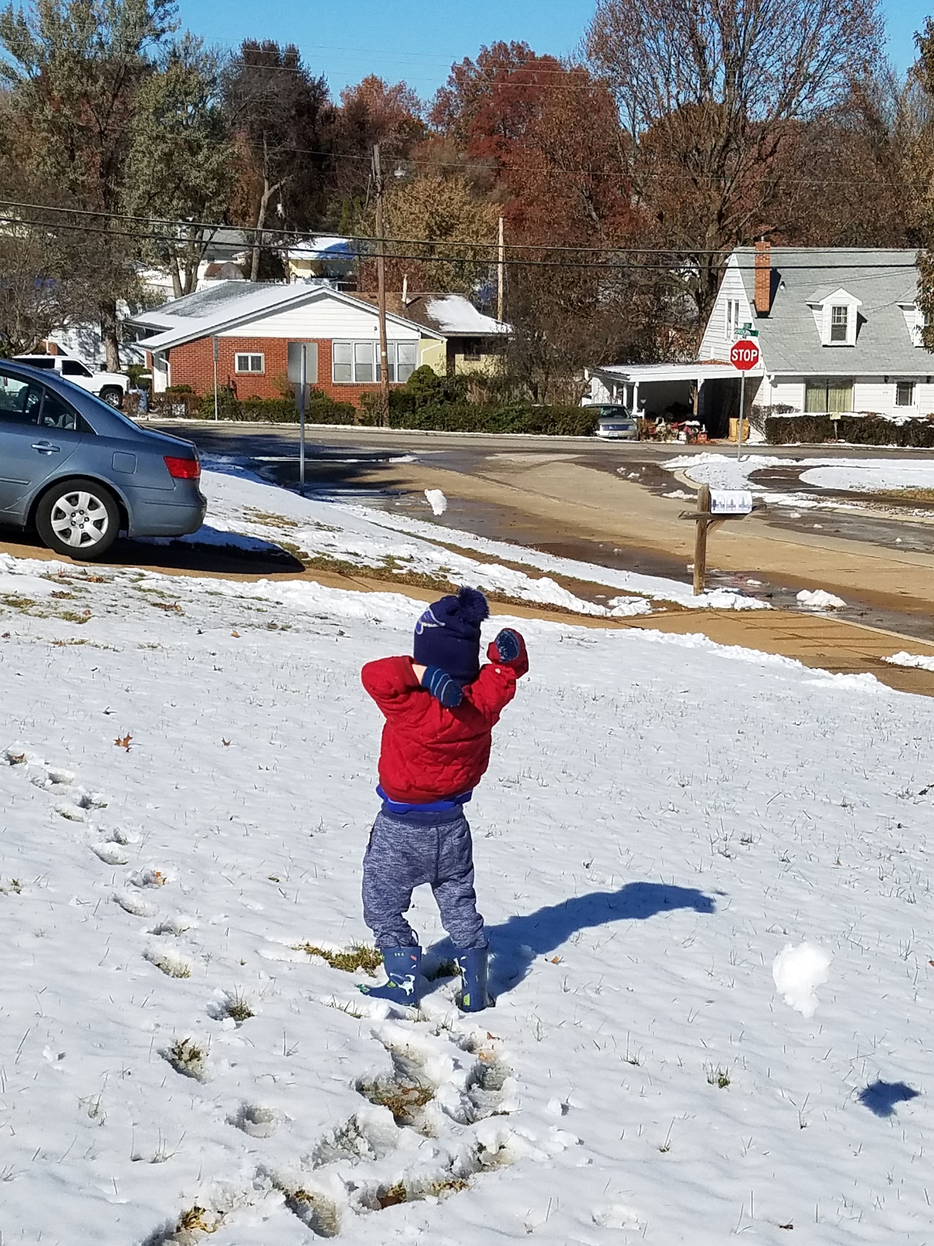 Snowball fight